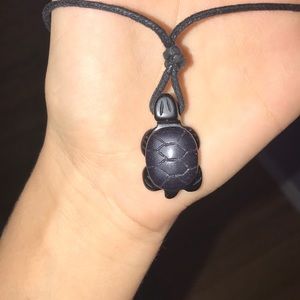 String turtle necklace